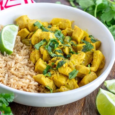Coconut Chicken Curry with Lime - Dinner Bestie